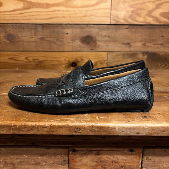 New Joseph Abboud Leather Comfort Loafers - Picture 3 of 7